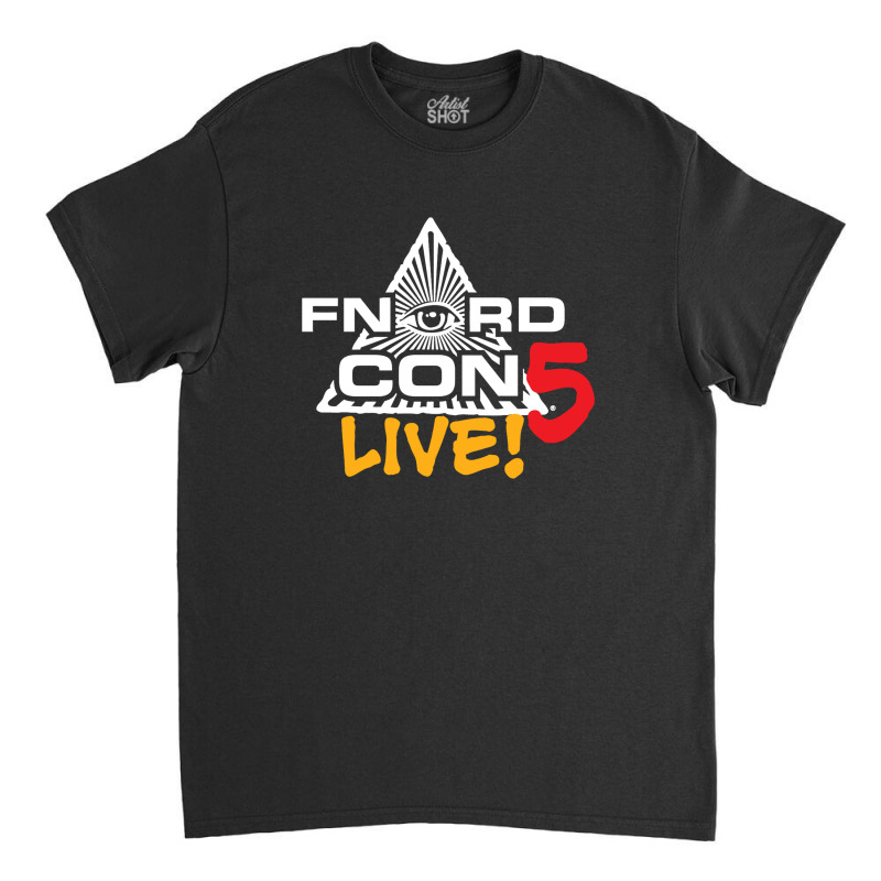 Fnordcon 5 Live! (white Letters) Classic T-shirt by larevanisa | Artistshot