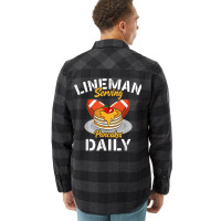 Lineman Serving Pancakes Daily For A Football Line Flannel Shirt | Artistshot