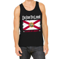 Desantisland State Of Liberty Florida Map Fl Flag Tank Top | Artistshot