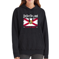 Desantisland State Of Liberty Florida Map Fl Flag Vintage Hoodie | Artistshot