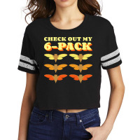 Invasion T  Shirt Check Out My Six Pack Cicada Pun Hilarious Design Gr Scorecard Crop Tee | Artistshot