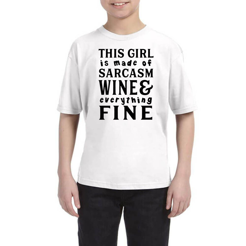 Sarcas Wine And Everything Fine Youth Tee | Artistshot