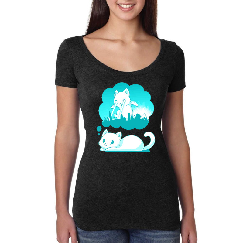 World Domination Women's Triblend Scoop T-shirt by Ronz | Artistshot