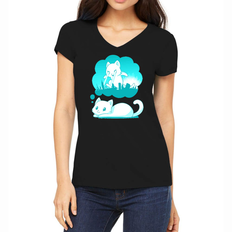 World Domination Women's V-Neck T-Shirt by Ronz | Artistshot