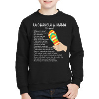 La Chancla T Shirt Sarcastic Humor Latin Vintage P Youth Sweatshirt | Artistshot