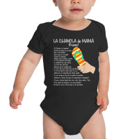 La Chancla T Shirt Sarcastic Humor Latin Vintage P Baby Bodysuit | Artistshot