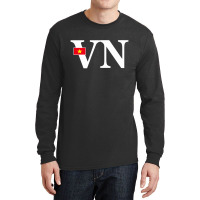 Vietnam Flag And Country Initials Long Sleeve Shirts | Artistshot