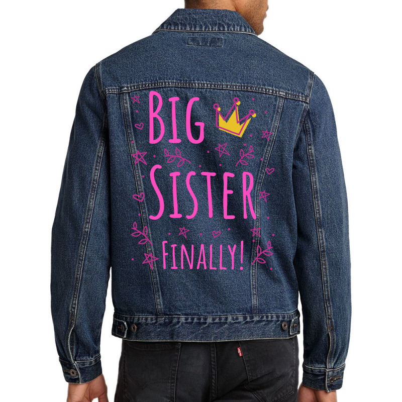 Big Sister Finally Iii Hippie Men Denim Jacket by kuranaszondyv | Artistshot