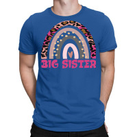 Big Sister Funny Gift Leopard Rainbow Fun Design G T-shirt | Artistshot