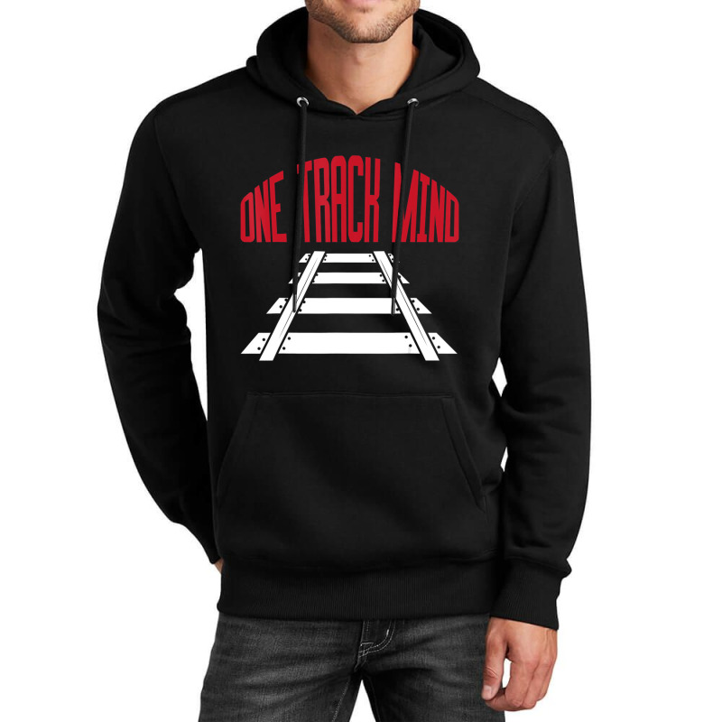 One Track Mind Railway Tracks Train Driver Shirt T Unisex Hoodie | Artistshot