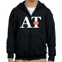 Austria Flag And Country Initials Youth Zipper Hoodie | Artistshot