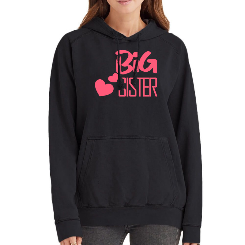 Big Sister Retro Tumblr Vintage Hoodie by holatellids | Artistshot