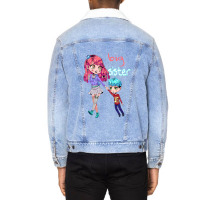 Funny Big Sister Gift Unisex Sherpa-lined Denim Jacket | Artistshot