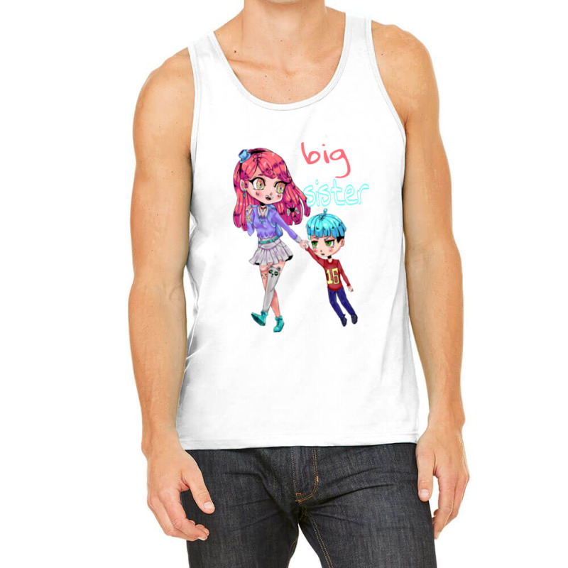 Funny Big Sister Gift Tank Top by kuranaszondyv | Artistshot