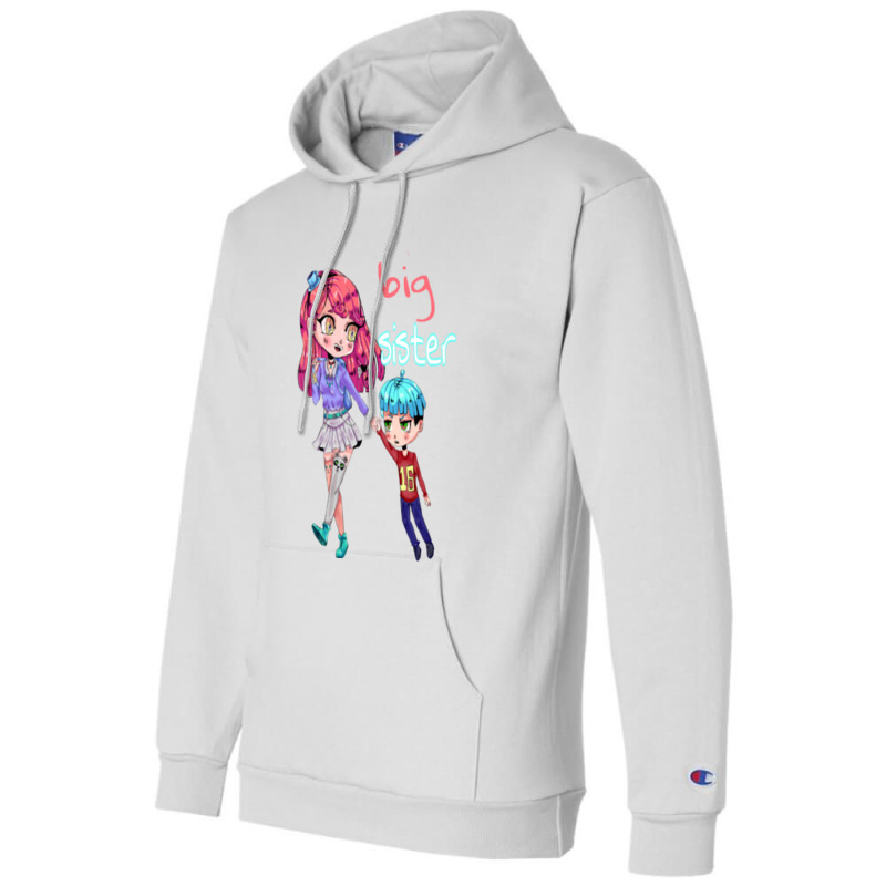 Funny Big Sister Gift Champion Hoodie by kuranaszondyv | Artistshot