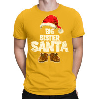 Funny Big Sister Santa Festive Family Christmas Ma T-shirt | Artistshot