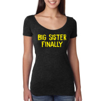 Big Sister Finally Hippie Women's Triblend Scoop T-shirt | Artistshot