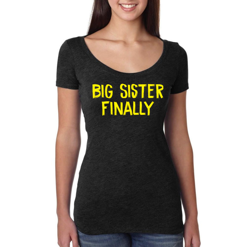 Big Sister Finally Hippie Women's Triblend Scoop T-shirt by atiifjercev | Artistshot