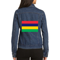 Mauritius Ladies Denim Jacket | Artistshot