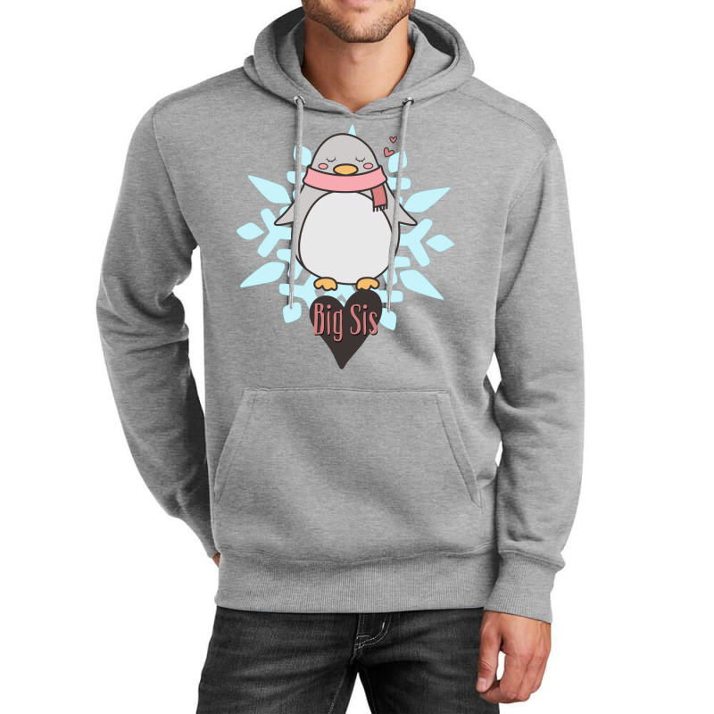 Penguin Big Sis Snowflake Travel Unisex Hoodie by kuranaszondyv | Artistshot