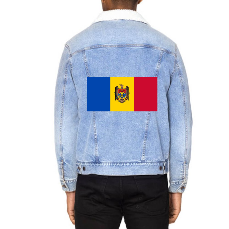 Moldova Classic Unisex Sherpa-lined Denim Jacket | Artistshot