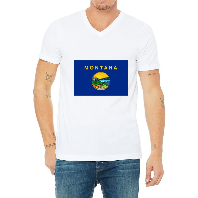 Montana Classic V-neck Tee | Artistshot