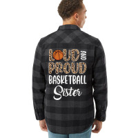 Leopard Loud Proud American Basketball Sister Fami Flannel Shirt | Artistshot