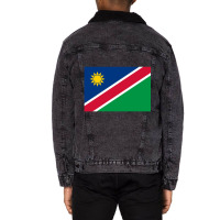 Namibia Unisex Sherpa-lined Denim Jacket | Artistshot