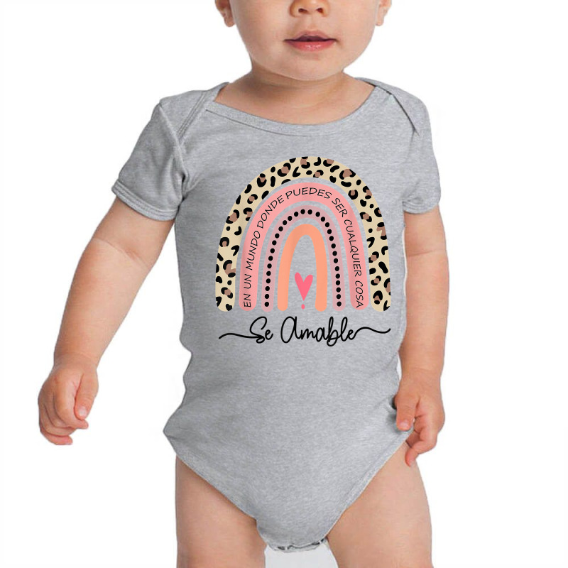 Se Amable Be Kind In Spanish   Encouraging And Ins Baby Bodysuit | Artistshot