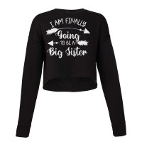 Im Finally Going To Be A Big Sister Announcement N Cropped Sweater | Artistshot