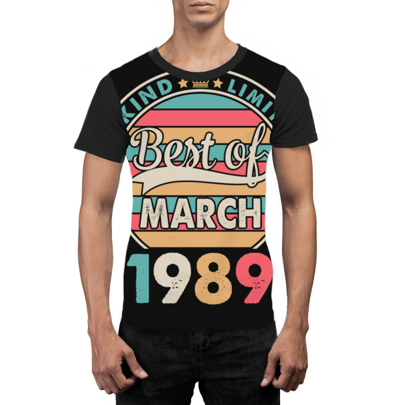 One Of A Kind Ltd Edition Best Of March 1989 Happy Graphic T-shirt | Artistshot