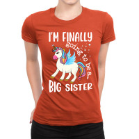 Im Finally Going To Be A Big Sister Announcement S Ladies Fitted T-shirt | Artistshot