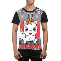 Promoted To Big Sister Unicorn Future Sister To Be Graphic T-shirt | Artistshot