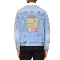 One Of A Kind Ltd Edition Best Of March 1992 Happy Unisex Sherpa-lined Denim Jacket | Artistshot