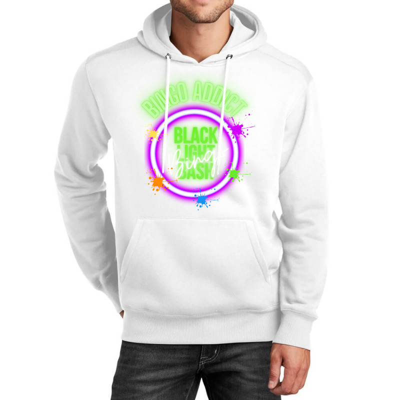 Bingo Addict Summer Blacklight Bingo Bash 2022 Hum Unisex Hoodie | Artistshot