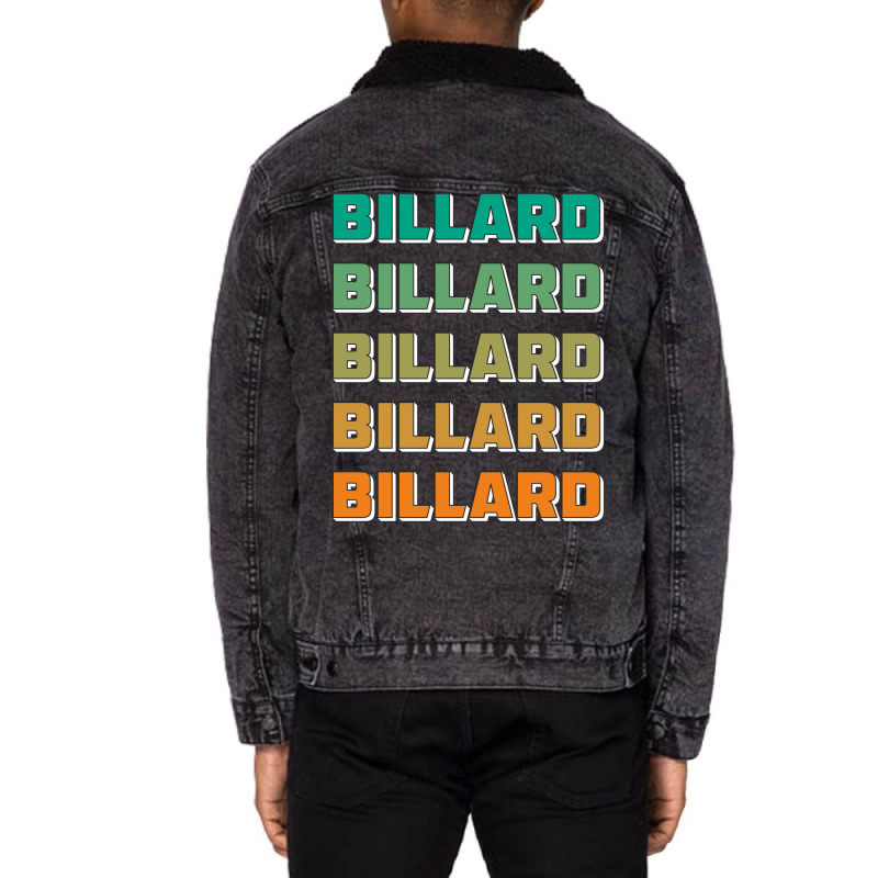 Billiards (10) Unisex Sherpa-lined Denim Jacket | Artistshot