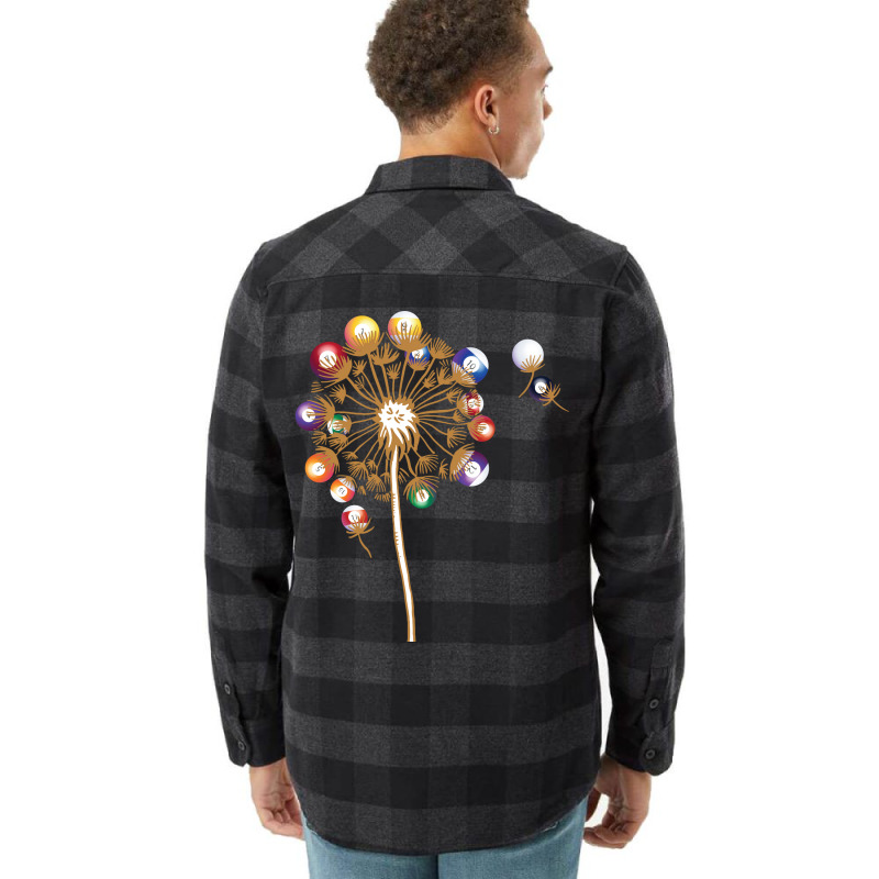 Billiard Balls Dandelion Pool Player Snooker Billi Flannel Shirt | Artistshot