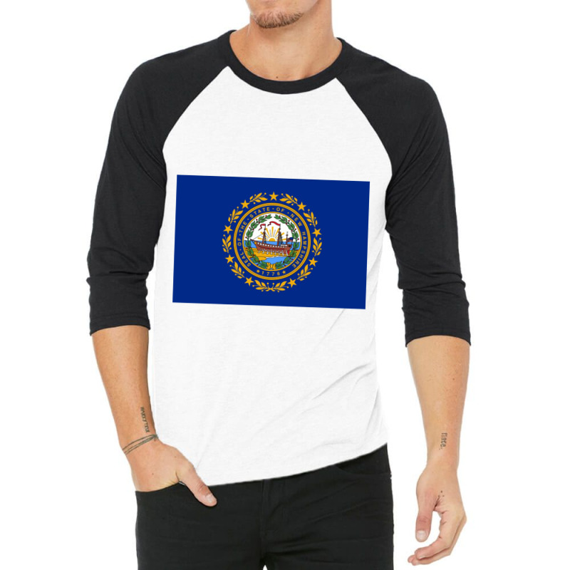 New Hampshire 3/4 Sleeve Shirt | Artistshot