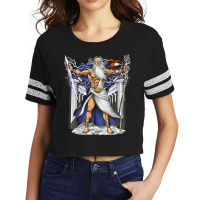 Greek God Zeus Ancient Greek Mythology Greece Hist Scorecard Crop Tee | Artistshot