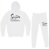 Seester Definition Funny Sister Best Friend For Li Hoodie & Jogger Set | Artistshot