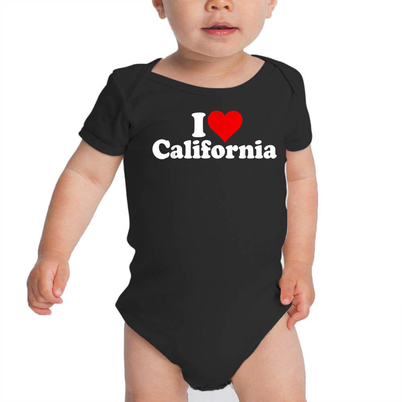 I Love Heart California Cali State T Shirt Baby Bodysuit by abele | Artistshot