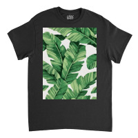 Tropical Banana Leaves Classic T-shirt | Artistshot