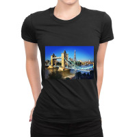 London Tower Bridge Photography Ladies Fitted T-shirt | Artistshot