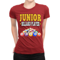 Junior Billard Player Pool Billiardplayers (1) Ladies Fitted T-shirt | Artistshot