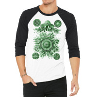 Ernst Haeckel Discomedusae Jellyfish Plate 28 Gree 3/4 Sleeve Shirt | Artistshot