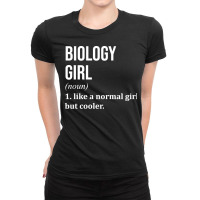 Funny And Awesome Definition Style Saying Biology Ladies Fitted T-shirt | Artistshot