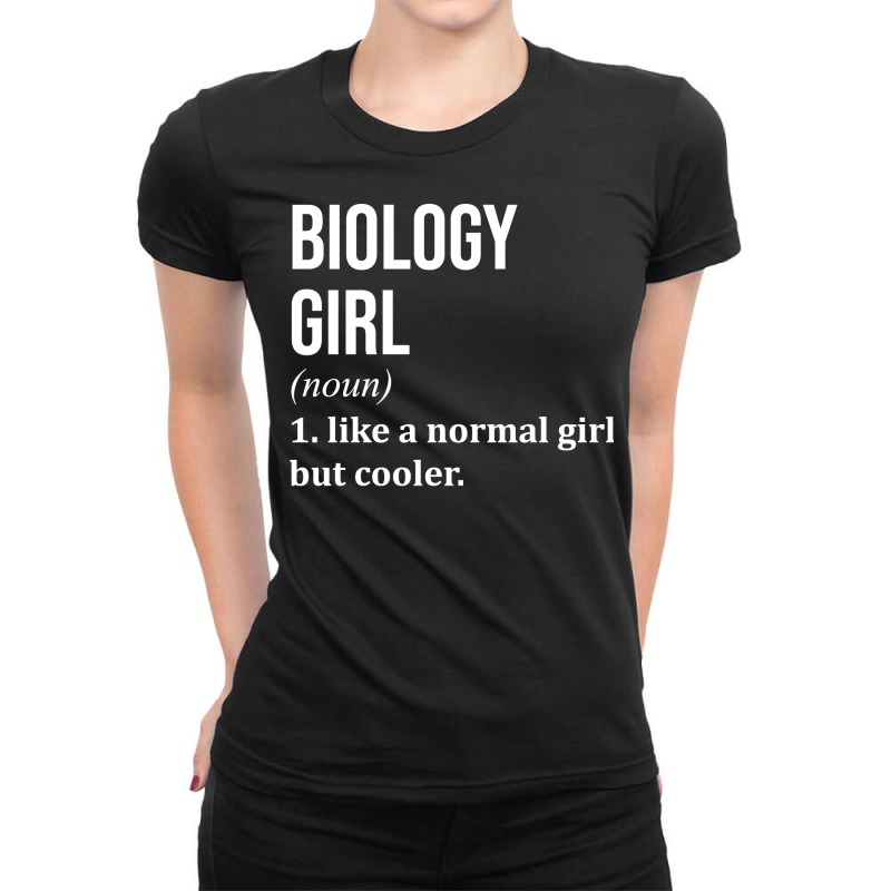 Funny And Awesome Definition Style Saying Biology Ladies Fitted T-Shirt by toorifilanem | Artistshot