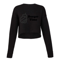 Burger Time Cropped Sweater | Artistshot