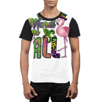 Mardi Gras Shirt Women Men Flamingo Carnival Costu Graphic T-shirt | Artistshot