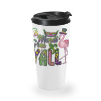 Mardi Gras Shirt Women Men Flamingo Carnival Costu Travel Mug | Artistshot